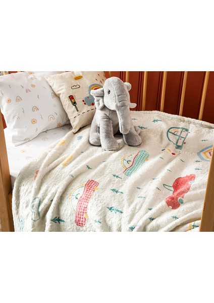 Araba Wellsoft Bebe Battanıye 100 x 120 cm Bej
