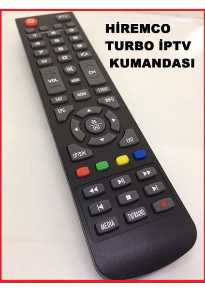 Hıremco Turbo Ip * Magbox Ip Dıscovery * Arnıx Ip Uyumlu Uydu Alıcı Cihazı Kumandası