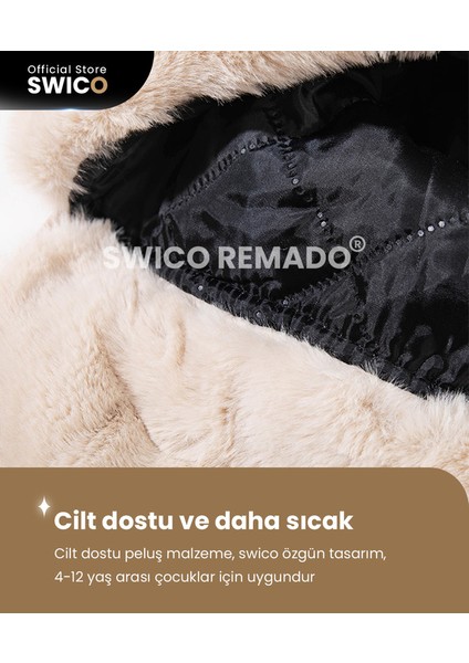 Swico Remado 4-12 Yaş Arası Çocuklar Için Sevimli Peluş Şapka (Yurt Dışından)