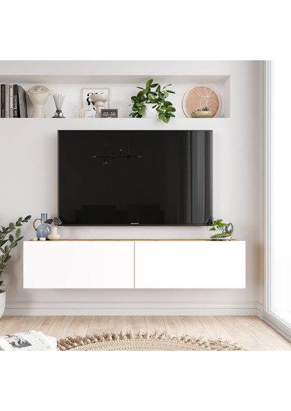 Future Tv Ünitesi FR10-AW Çam-Beyaz