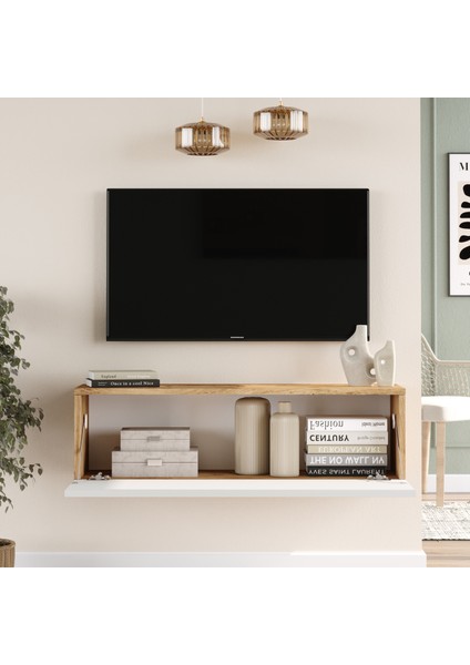 Future Tv Ünitesi FR12-AW Çam-Beyaz fırsatları