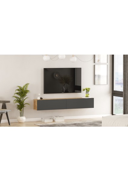 Future Tv Ünitesi Fr8-Aa Çam-Antrasit modelleri