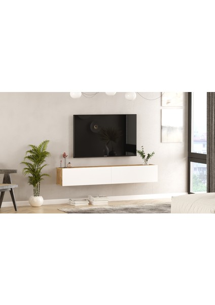 Future Tv Ünitesi Fr8-Aw Çam-Beyaz modelleri