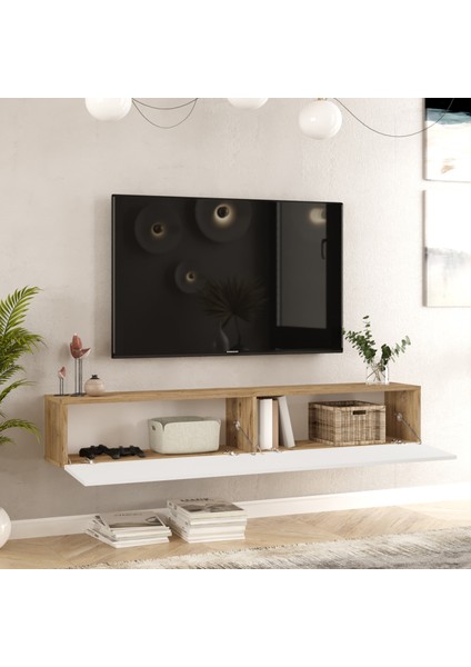 Future Tv Ünitesi Fr8-Aw Çam-Beyaz fırsatları