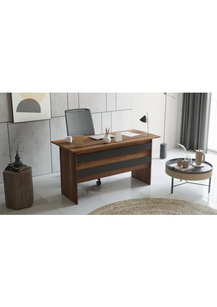 Vario A Ofis Çalışma Masası Barok-Antrasit modelleri