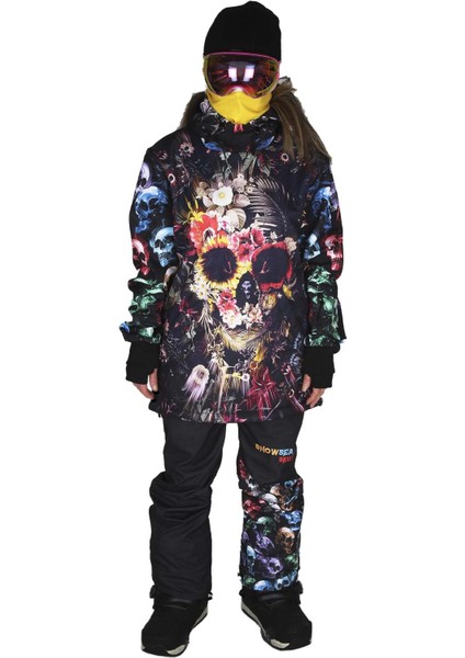 Skull For Women Kayak ve Snowboard Mont - Pantolon Takımı / Snowsea SS7789