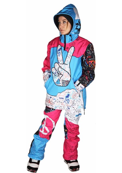 Peace Tasarım Kayak ve Snowboard Takımı Snowsea SS7797