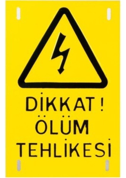 Ölüm Tehlike Levhası (10 Adet)