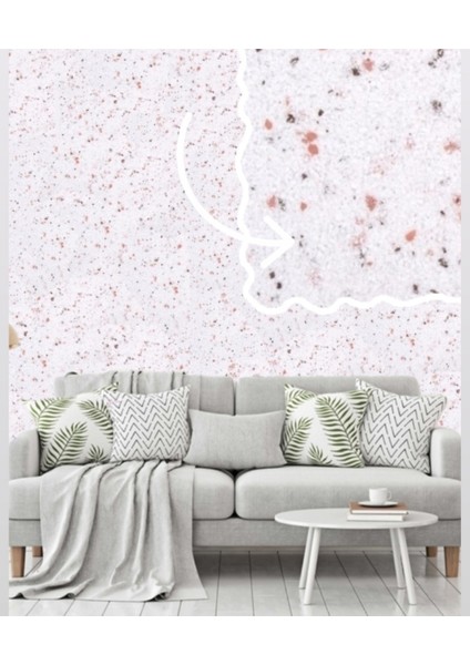 Izojel Organik Ipek Sıva - IZO-049 - 4 Mt2 -Dekoratif Yalıtım Sıvası - Ses & Isı & Nem Yalıtımı