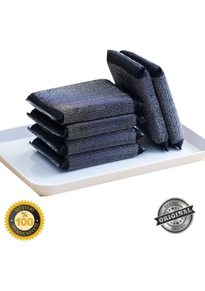 Missclean Paslanmaz Telli Bulaşık Süngeri 4 Adet