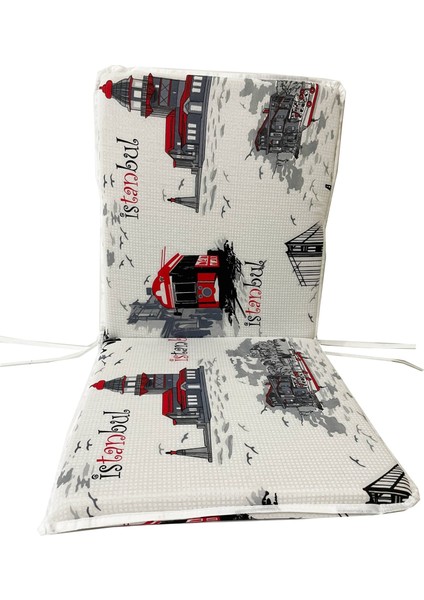 Sandalye Minderi Arkalıklı Lastikli Fermuarlı Süngerli-2 Adet(Istanbul)Yıkanabilir fiyatları