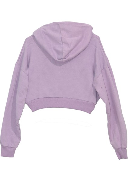 Donna Tocca  Kapşonlu Crop Sweatshirt