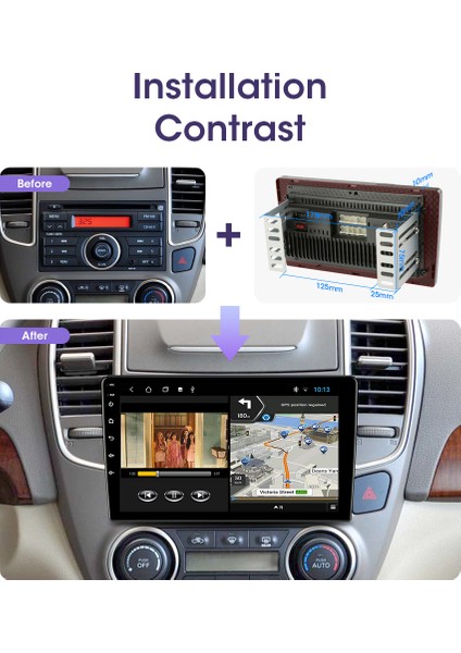 9 inch Universal 2Din Double Android 13 / 2+32gb. Oto 4core Multimedya Ekran ve Arkası Kısa ince kasa yeni indirimleri