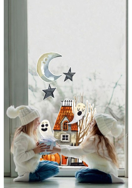 Halloween Cadılar Bayramı Dekoratif Sticker