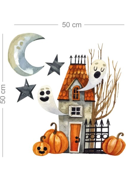 Halloween Cadılar Bayramı Dekoratif Sticker modelleri