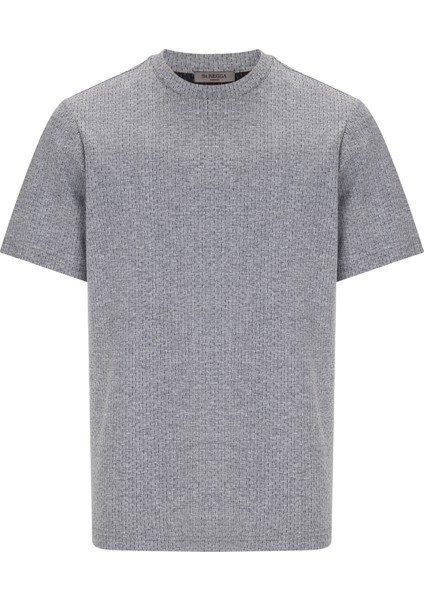 Gri Pamuk Termal T-Shirt