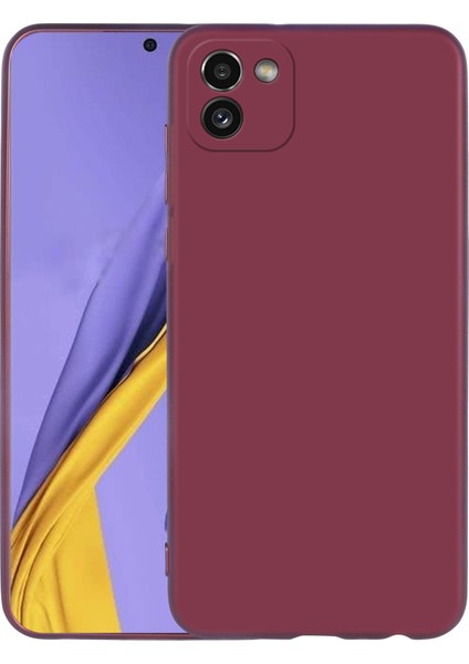 Samsung Galaxy A03 Kılıf Ultra Ince Mat Silikon