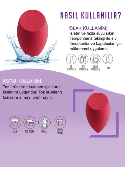 4'lü Armut Sünger + 2'li Yeşim Yaşı + Gua Sha Masaj Taşı