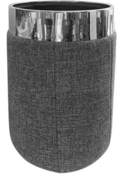 Gümüş Keten Dekor/saksı 74CM