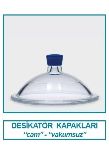 039.06.250 Desikatör Kapağı - Vakumsuz - Çap 250 mm (1 Adet)