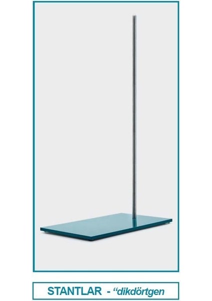 049.01.130 Laboratuar Standı - Metal - Dikdörtgen Form - 130 x 210 mm (1 Adet)