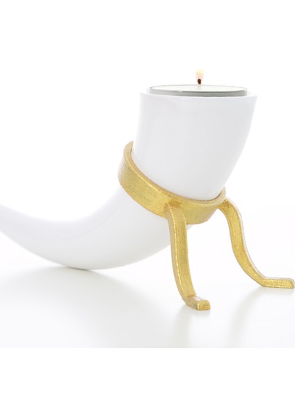 Seramik Boynuz Obje - Tealight Mumluk fiyatları