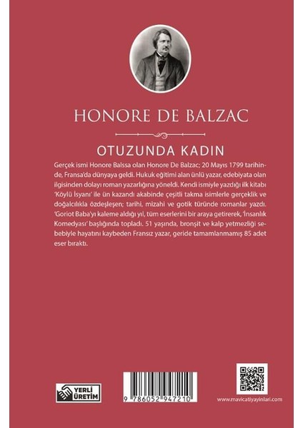 Otuzunda Kadın - Honore De Balzac (Dünya Klasikleri)