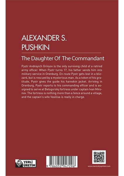 The Daughter Of The Commandant - Alexander Sergeyevich Pushkin – (Ingilizce)