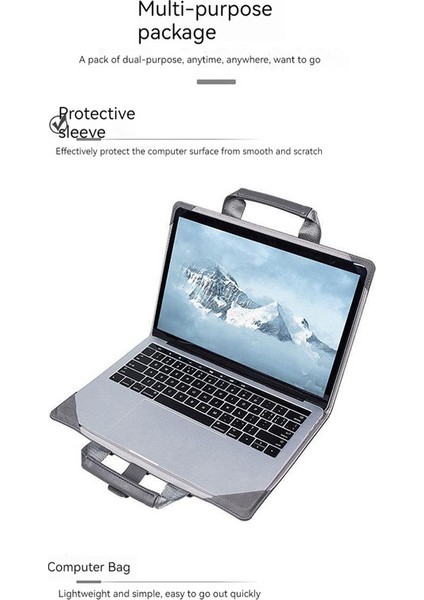 Lovehome 12 Inç Apple Notebook Deri Dizüstü Bilgisayar Çantası - Gri (Yurt Dışından) fiyatları