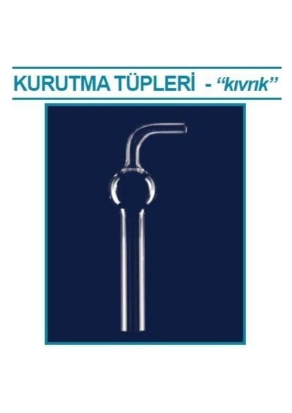 065.60.100 Kurutma Tüpü Eğimli 100 mm Çap 13 mm 1 Adet