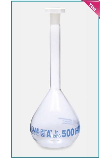 014.01.200C Balonjoje Yüzey Kaplı Standard Amber 200 ml Ns 14/23 2 Adet