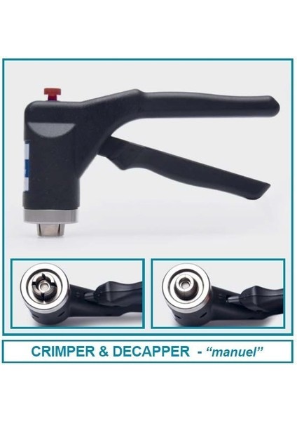 097.01.011 Crimper Ergonomik N11 Kapaklar Için El Ile 1 Adet