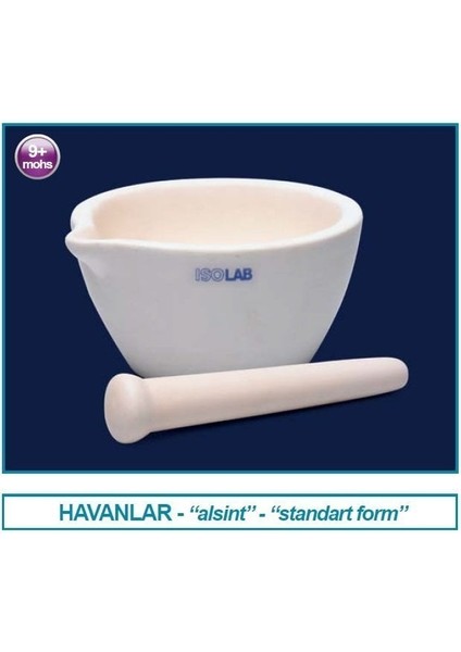 038.08.100 Havan Alumina Tokmağı Ile 100 mm Dış Çap 1 Adet