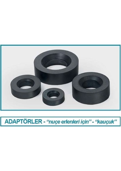 040.05.001 Adaptör Kauçuk 100 ml Nuçe Erlenleri Için 1 Adet