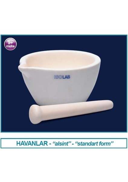 038.08.150 Havan Alumina Tokmağı Ile 150 mm Dış Çap 1 Adet