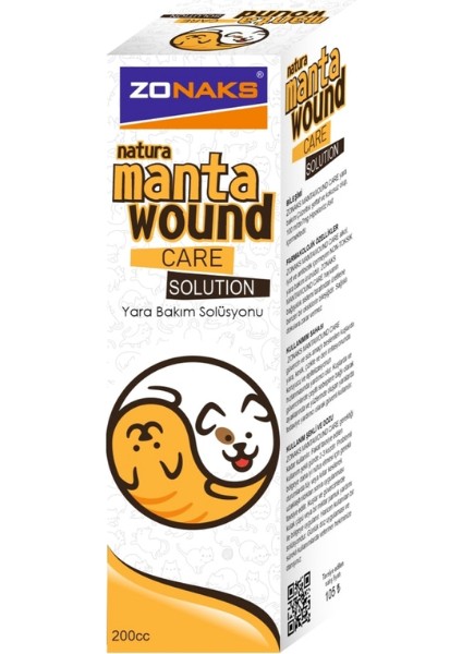 Manta Wound Yara Bakım Solüsyonu 200 cc