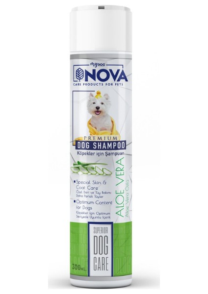 My Dog Nova Premium Köpek Şampuanı Aloe Vera Özlü 300 ml