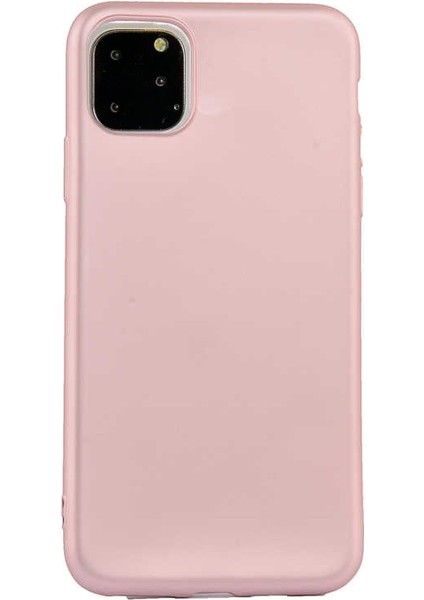 Apple iPhone 11 Pro Max Kılıf Premier Silikon Esnek Koruma+Nano Glass Bronz