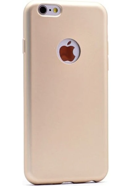 Apple iPhone 5 5s Kılıf Premier Silikon+Nano Cam Koruyucu Gold