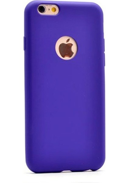 Apple iPhone 6 6s Kılıf Premier Silikon Esnek Silikon Mor