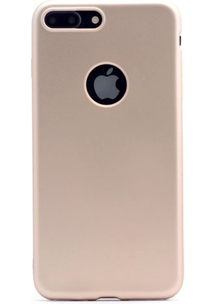 Apple iPhone 8 Plus Kılıf Premier Silikon Kılıf Gold