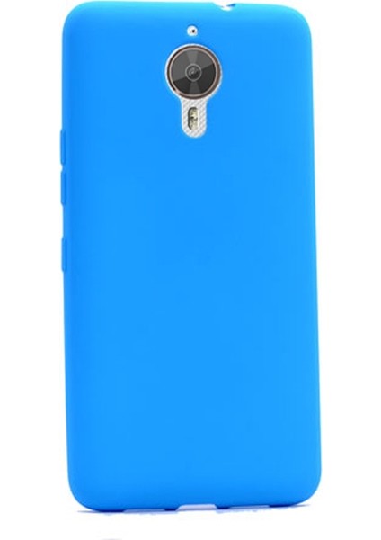 General Mobile Gm5 Plus Kılıf Premier Silikon Kılıf Mat Kılıf Mavi