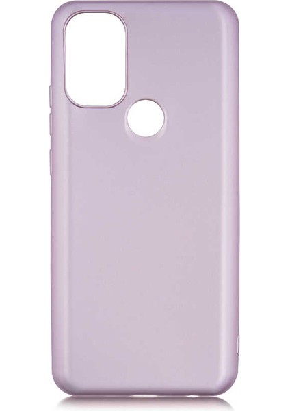 General Mobile Gm 21 Plus Kılıf Korumalı Mat Soft Premier Silikon+Nano Glass Bronz