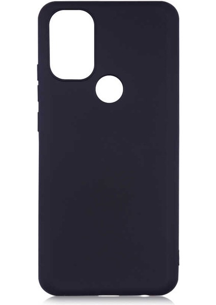 General Mobile Gm 21 Plus Kılıf Korumalı Mat Soft Premier Silikon+Nano Glass Siyah