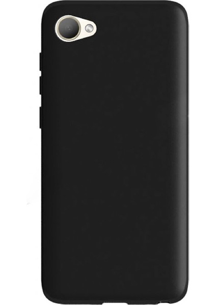 Htc Desire 12 Kılıf Premier Lüx Esne Silikon + Nano Siyah
