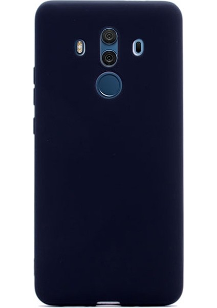 Huawei Mate 10 Pro Kılıf Premier Silikon Kılıf Mat Kılıf Siyah