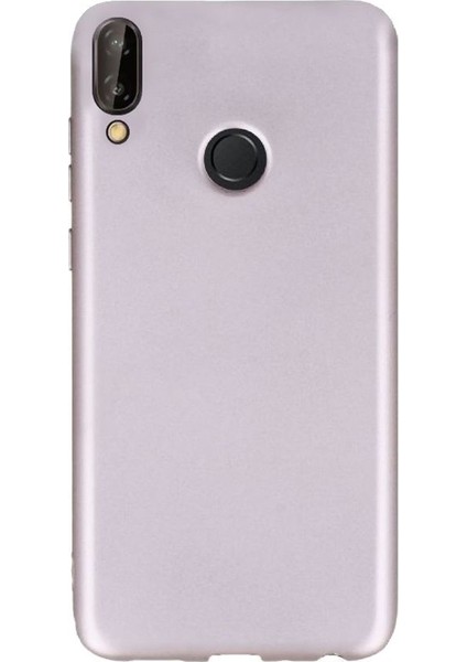 Huawei Honor Play Kılıf Premier Esnek Lüx Silikon+Nano Glass Bronz