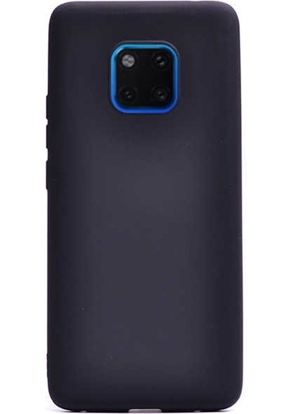 Huawei Mate 20 Pro Kılıf Premier Lüx Yumuşak Silikon Siyah