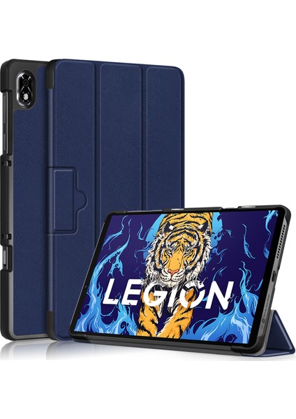 Lenovo Legion Y700 Için Deri Akıllı Tablet Kasası (Yurt Dışından)