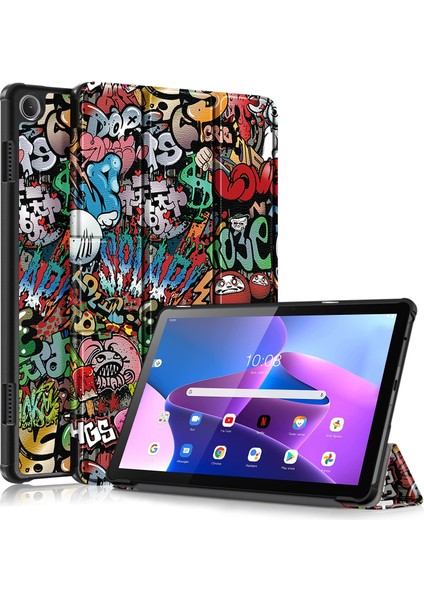 Lenovo Sekmesi Için Deri Akıllı Tablet Kasası M10 10.1 3. Gen (Yurt Dışından)